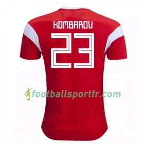 Tenue Russie Kombarov 23 Domicile Coupe du monde 2018 Maillot de Foot